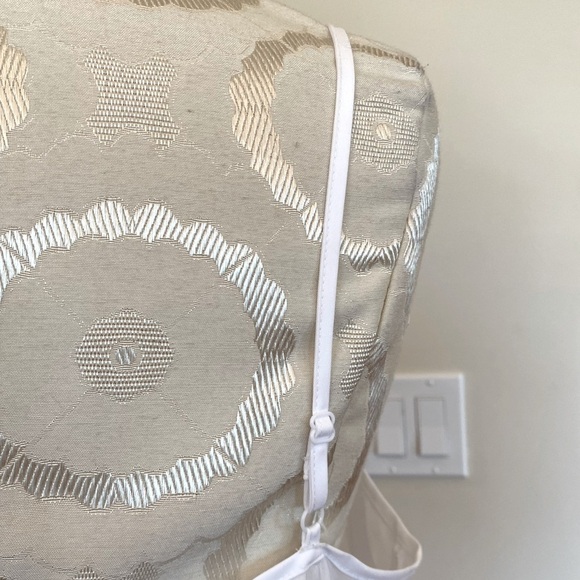 Nanette Lepore White Belted Cotton Mini Cotton Shirtdress Women’s Size 14 NWT - Picture 8 of 10